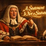 Duh: A Settlement Is Not A Statute