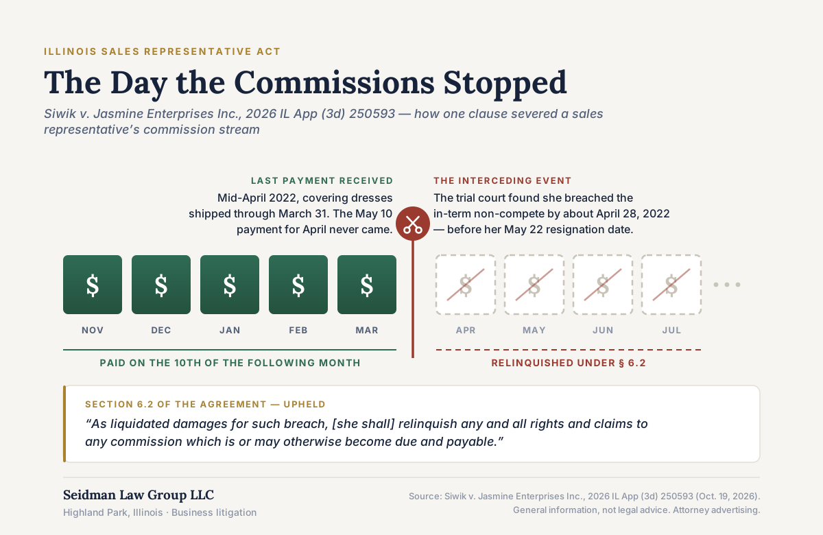 Can You Cut Off a Sales Rep’s Commissions If She Jumps to a Competitor?